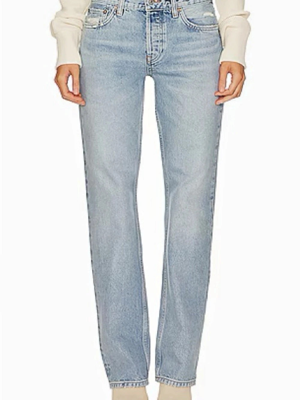 *BRAND NEW* RE/DONE Easy Straight Jean Straight Leg Jeans in Rip Tide